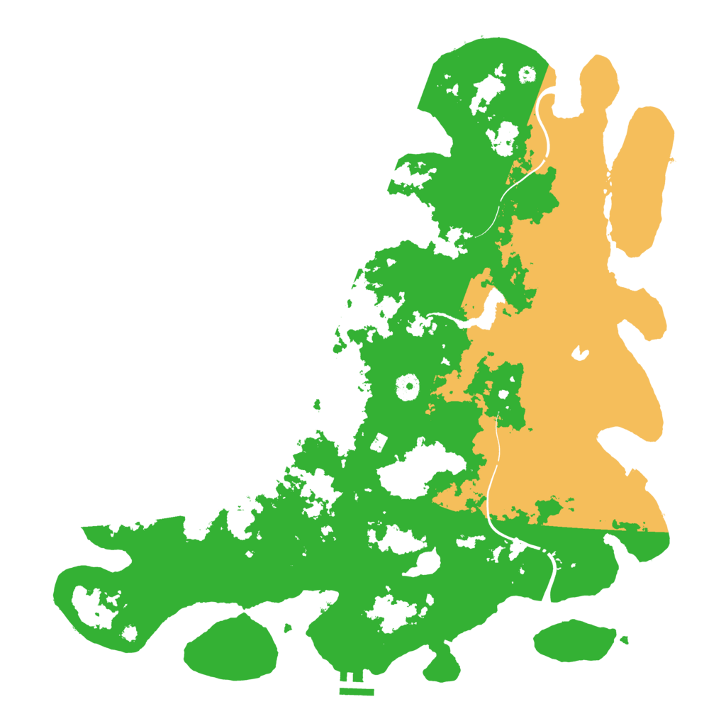 Biome Rust Map: Procedural Map, Size: 4250, Seed: 12