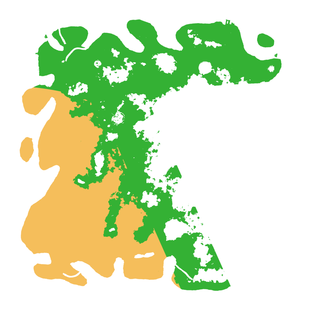 Biome Rust Map: Procedural Map, Size: 4500, Seed: 578685