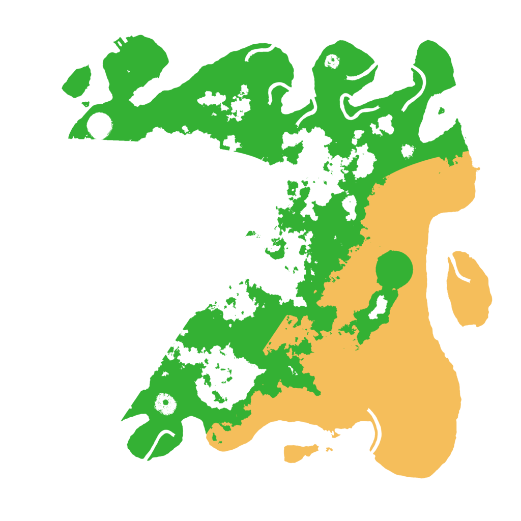 Biome Rust Map: Procedural Map, Size: 3700, Seed: 10202010