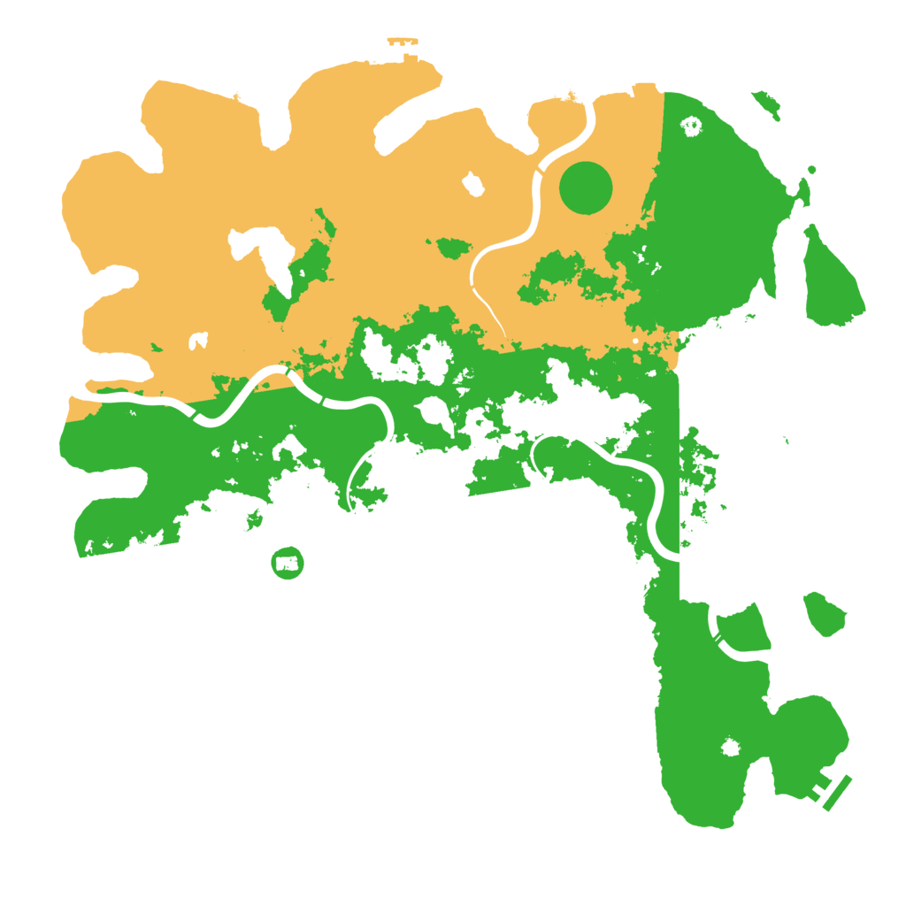 Biome Rust Map: Procedural Map, Size: 4500, Seed: 2757826
