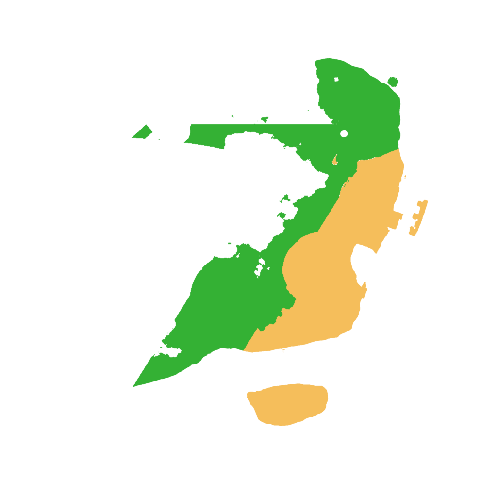 Biome Rust Map: Procedural Map, Size: 2000, Seed: 11335577