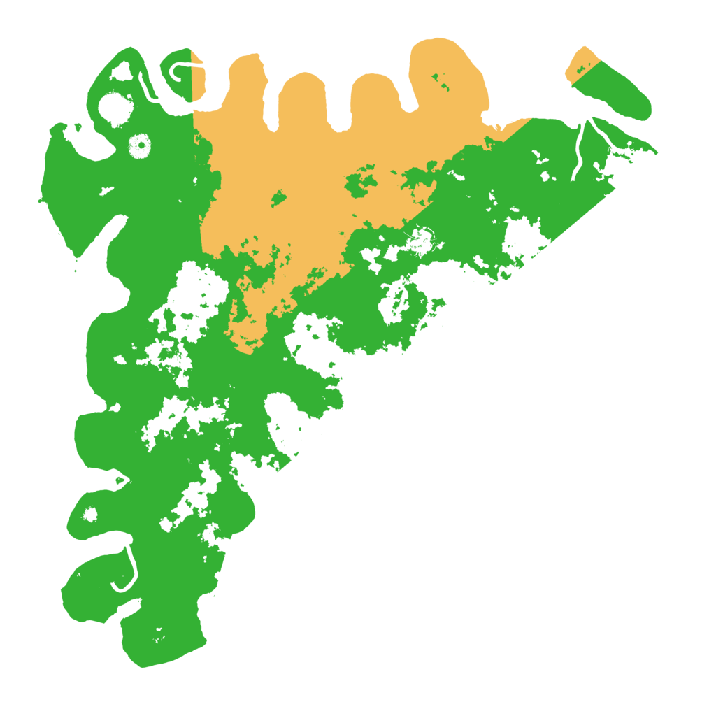 Biome Rust Map: Procedural Map, Size: 4500, Seed: 610682