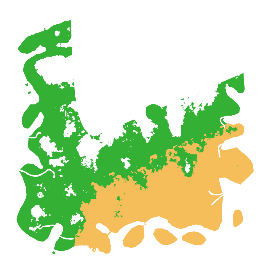 Biome Rust Map: Procedural Map, Size: 4500, Seed: 3753104