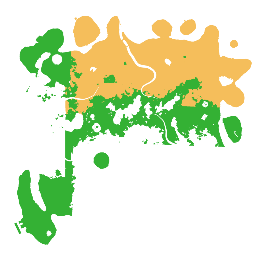 Biome Rust Map: Procedural Map, Size: 4500, Seed: 5398527
