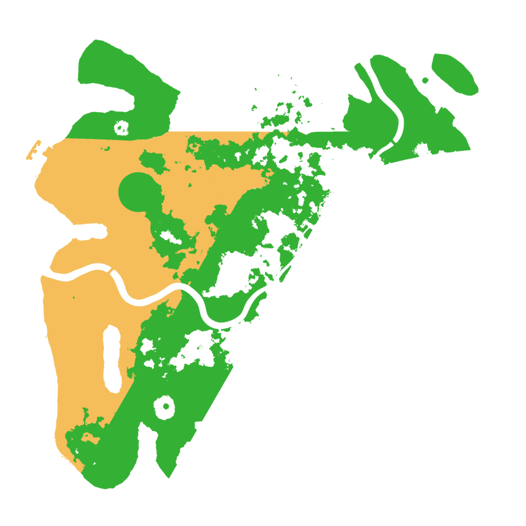 Biome Rust Map: Procedural Map, Size: 3500, Seed: 720977772