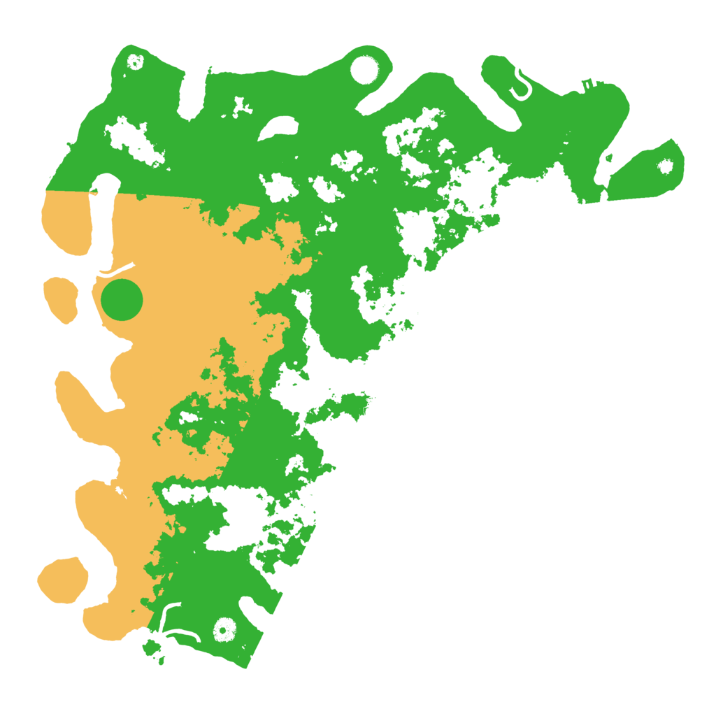 Biome Rust Map: Procedural Map, Size: 4500, Seed: 6252459