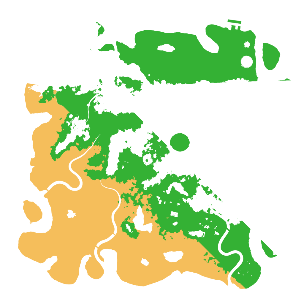 Biome Rust Map: Procedural Map, Size: 4500, Seed: 6223230