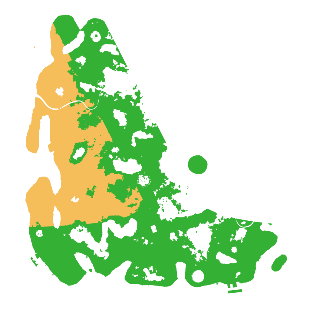 Biome Rust Map: Procedural Map, Size: 4500, Seed: 2511585