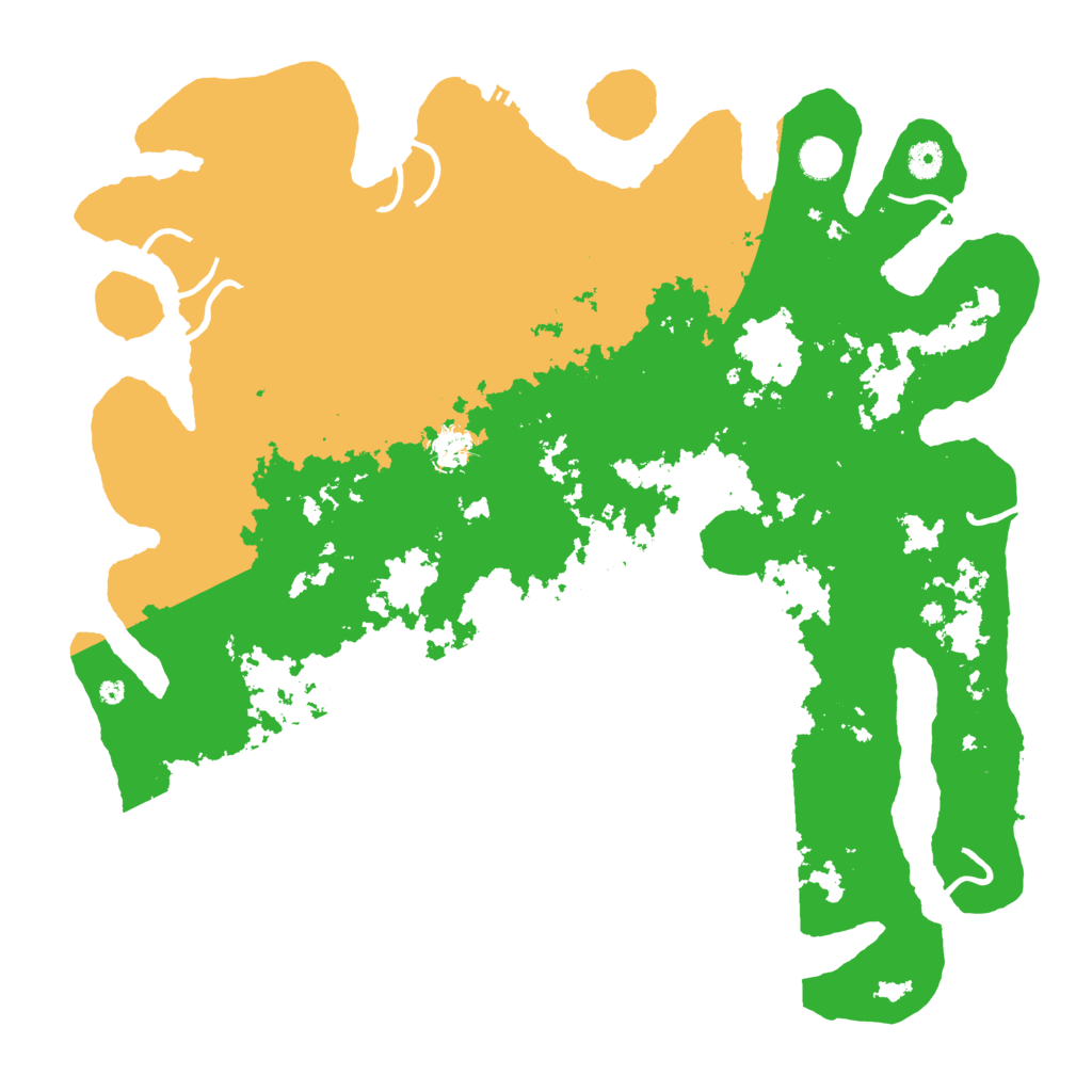 Biome Rust Map: Procedural Map, Size: 4500, Seed: 393220