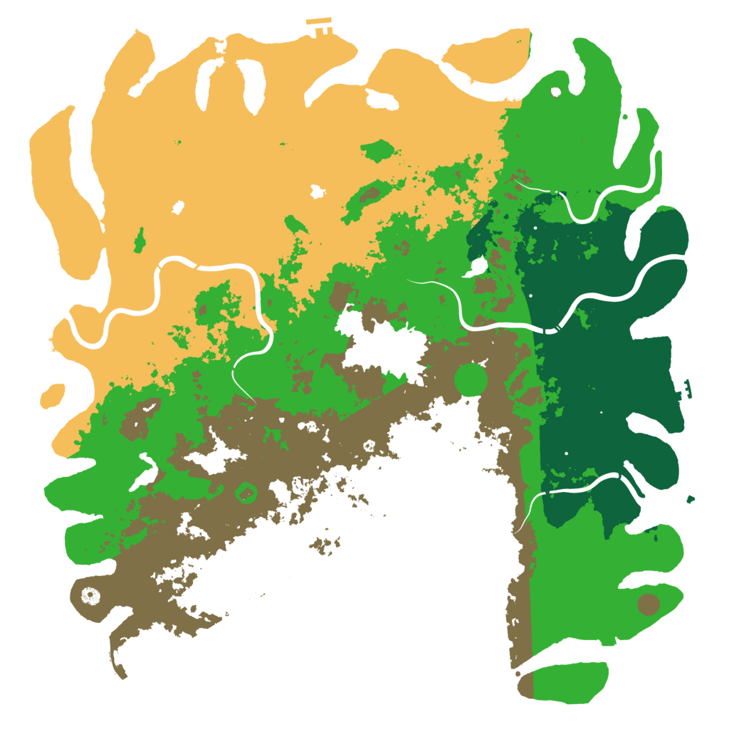 Biome Rust Map: Procedural Map, Size: 5800, Seed: 7307195