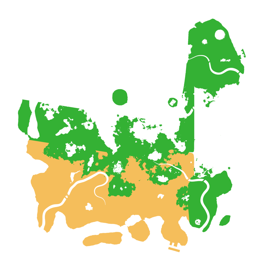 Biome Rust Map: Procedural Map, Size: 4500, Seed: 5423903