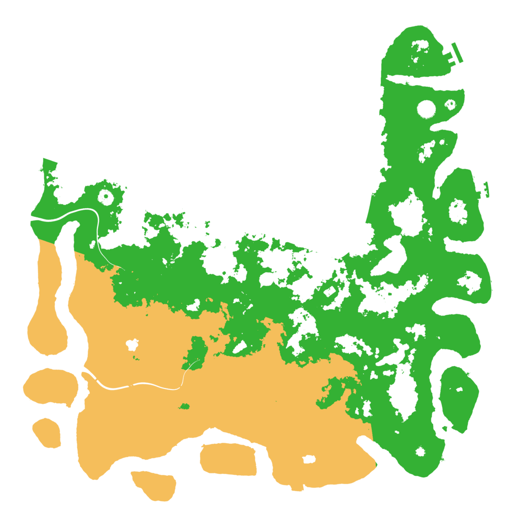Biome Rust Map: Procedural Map, Size: 5000, Seed: 527005180