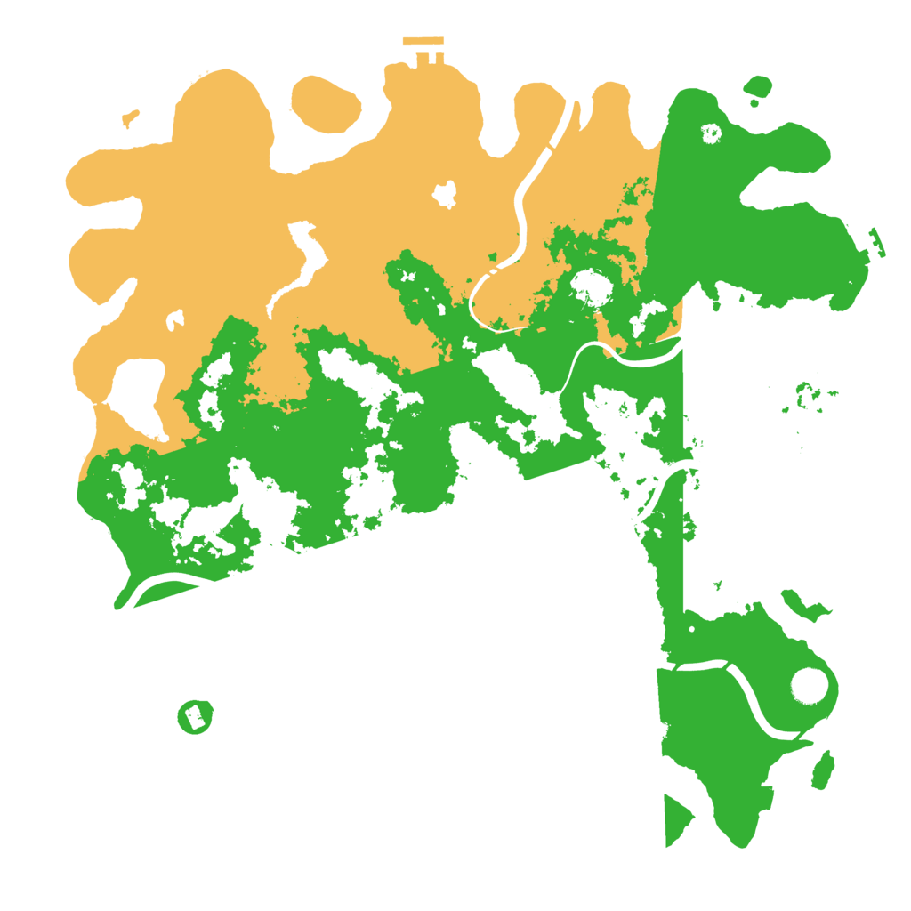 Biome Rust Map: Procedural Map, Size: 4500, Seed: 729243