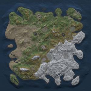 Thumbnail Rust Map: Procedural Map, Size: 3850, Seed: 1332019660, 17 Monuments