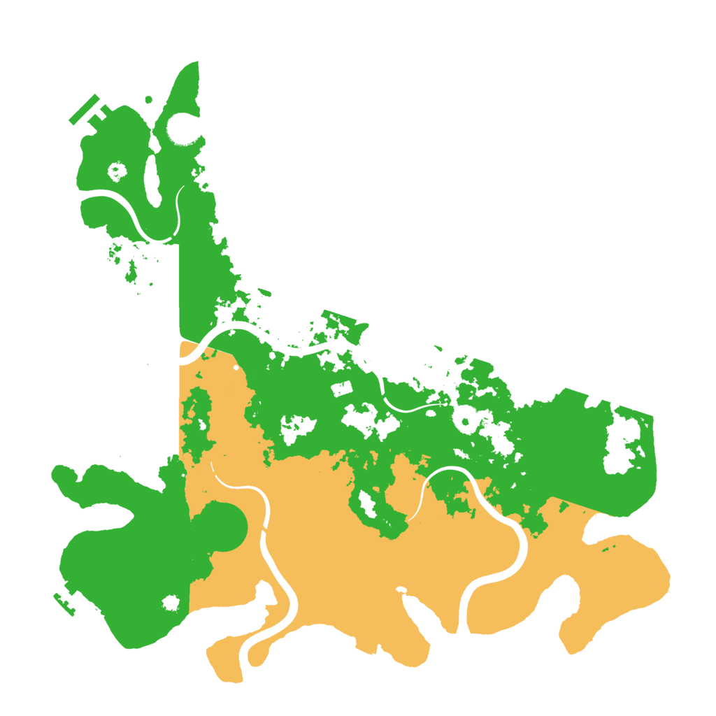 Biome Rust Map: Procedural Map, Size: 3850, Seed: 1593355009