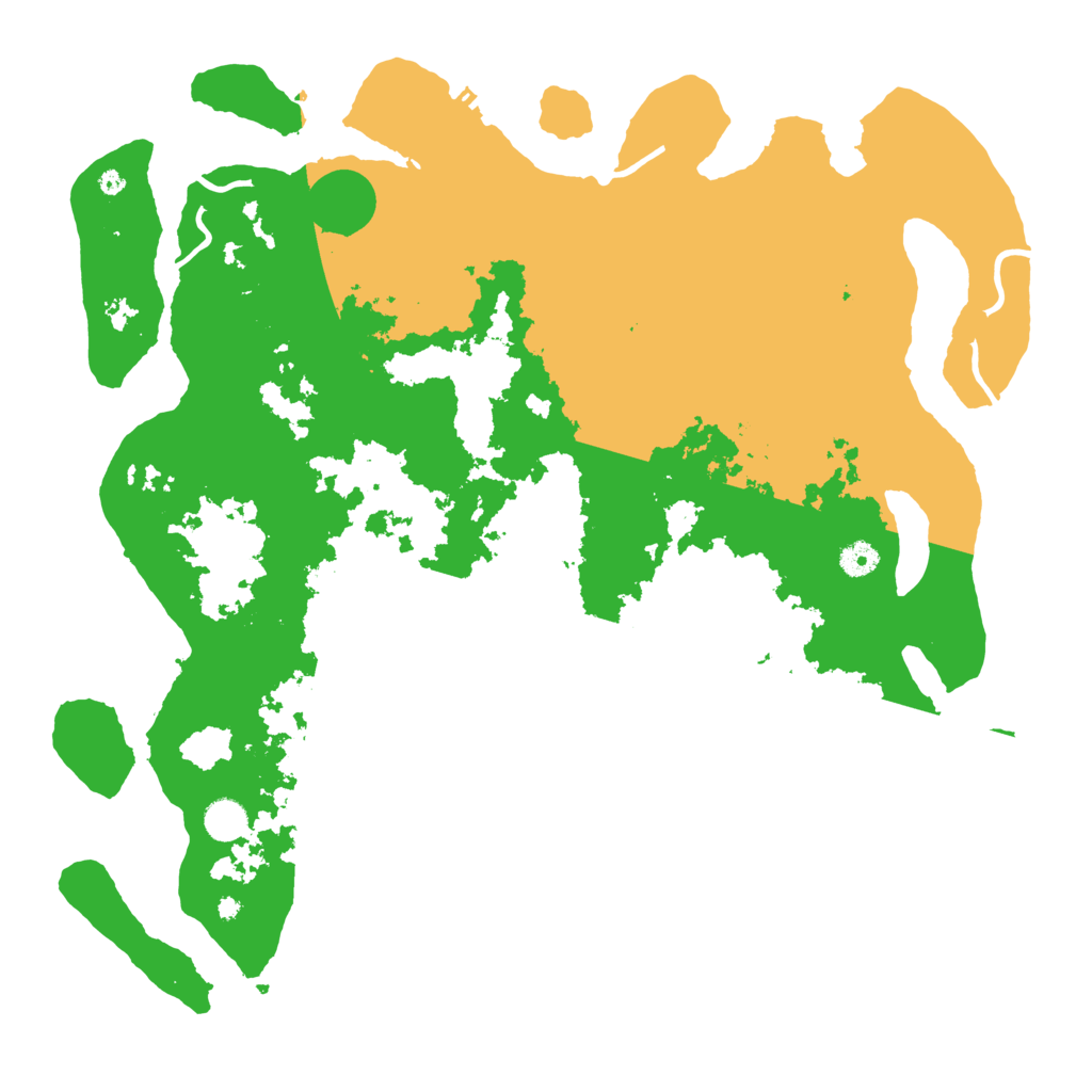 Biome Rust Map: Procedural Map, Size: 4500, Seed: 3911419