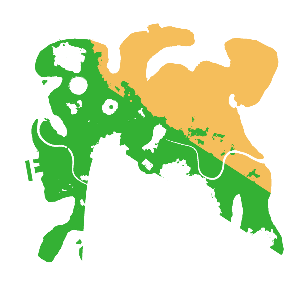 Biome Rust Map: Procedural Map, Size: 3000, Seed: 1788306062