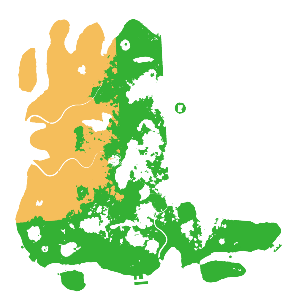 Biome Rust Map: Procedural Map, Size: 4500, Seed: 1971685