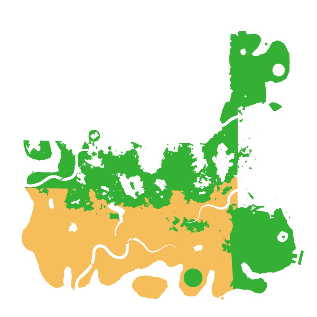 Biome Rust Map: Procedural Map, Size: 4500, Seed: 3815434