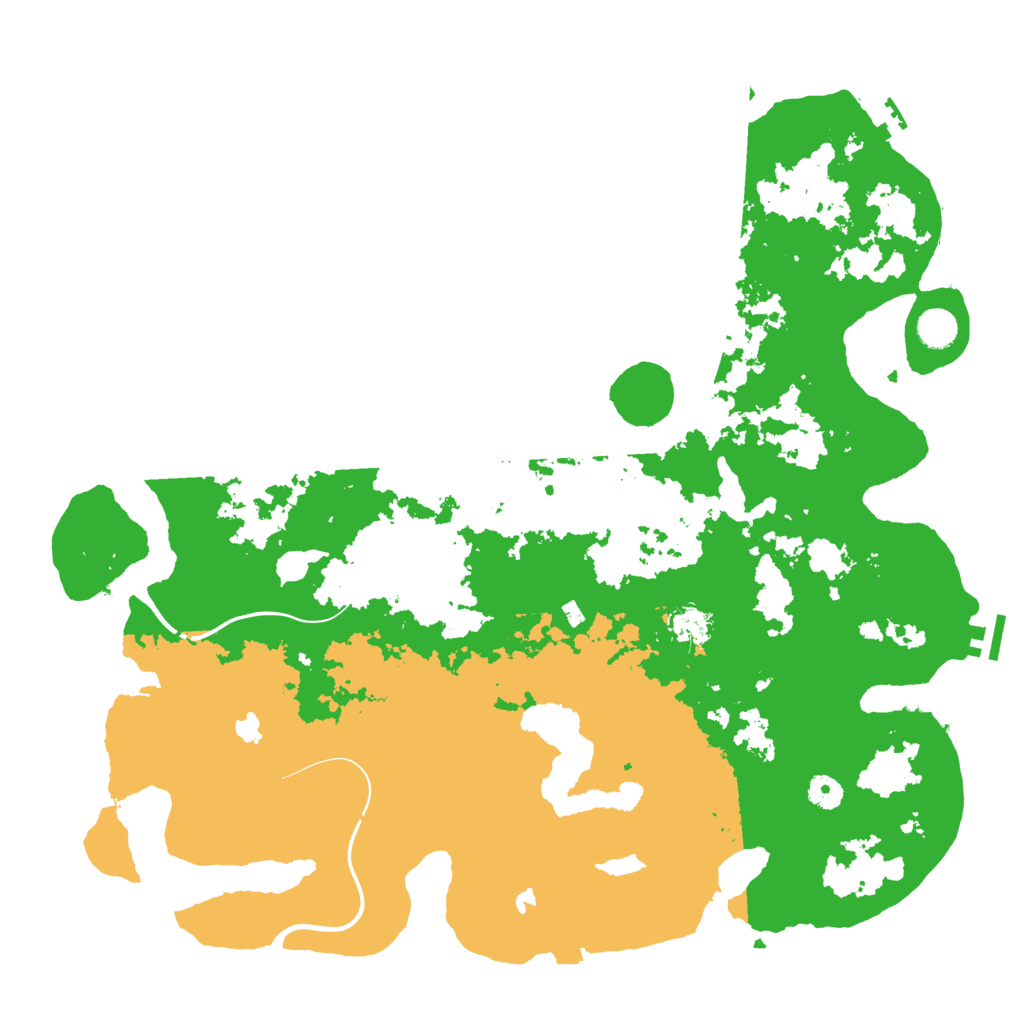 Biome Rust Map: Procedural Map, Size: 4500, Seed: 4093333