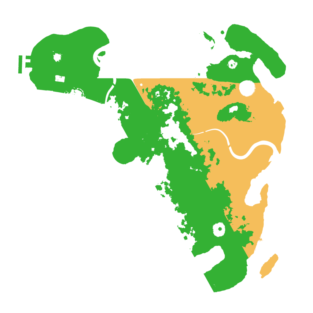 Biome Rust Map: Procedural Map, Size: 3500, Seed: 807004439