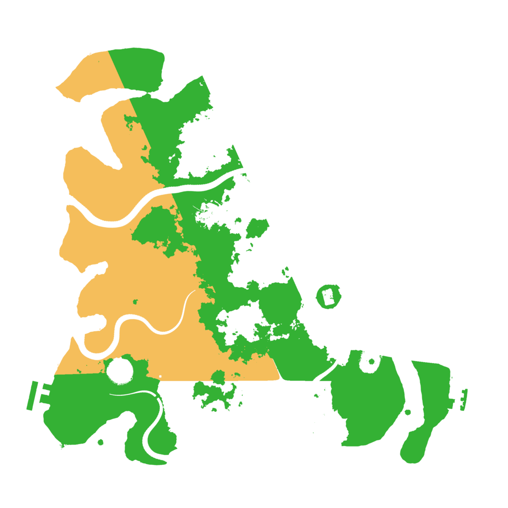Biome Rust Map: Procedural Map, Size: 3500, Seed: 1052675934