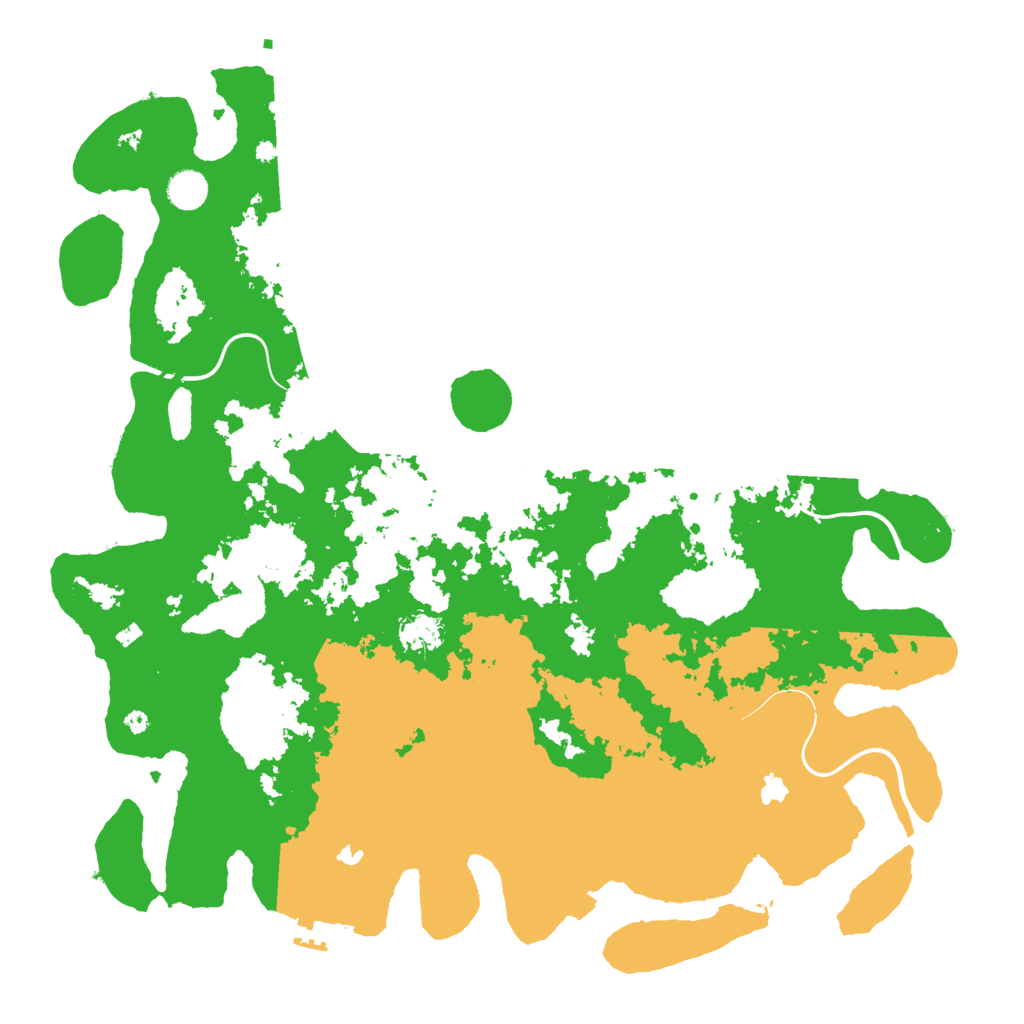Biome Rust Map: Procedural Map, Size: 4500, Seed: 5150816