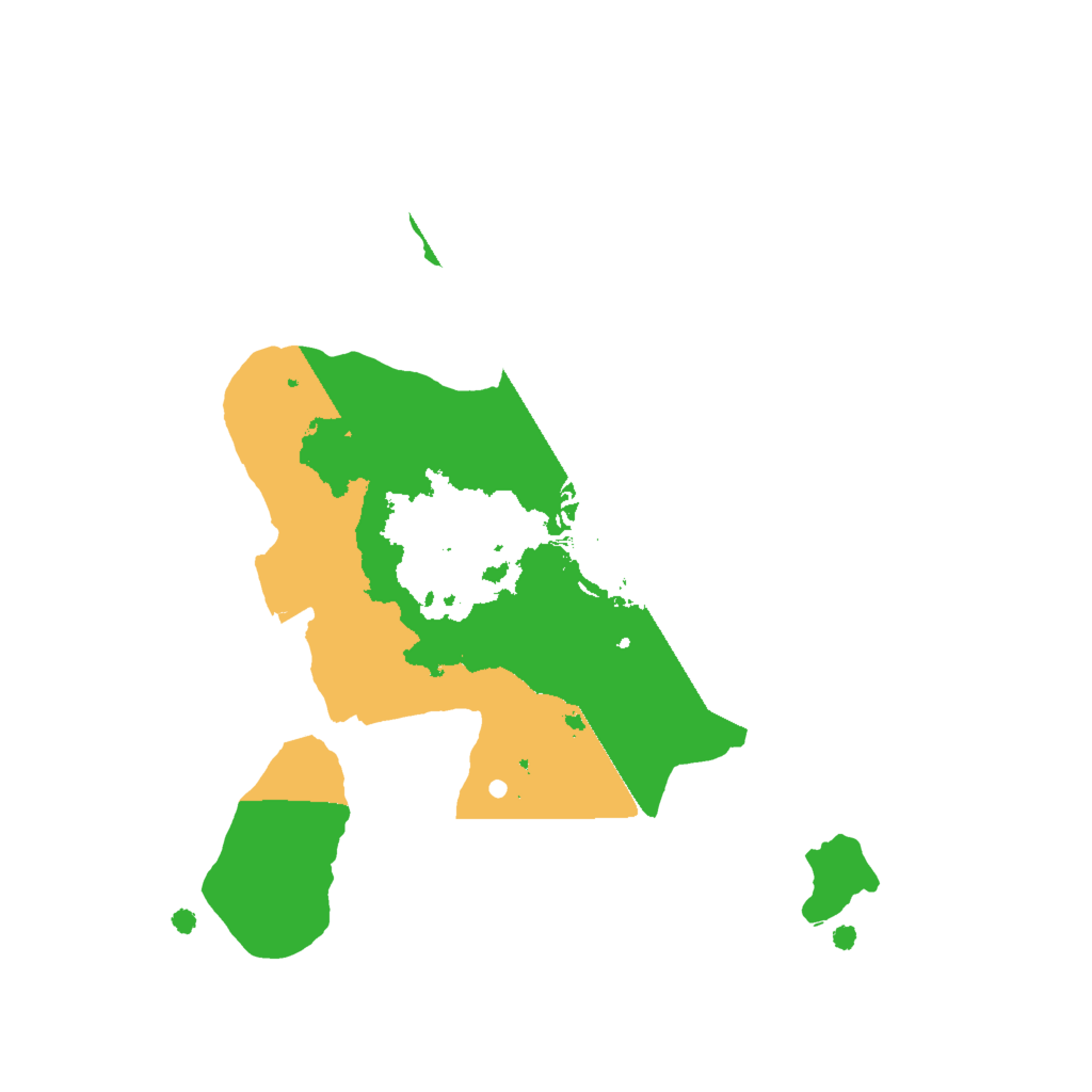 Biome Rust Map: Procedural Map, Size: 1800, Seed: 6757857