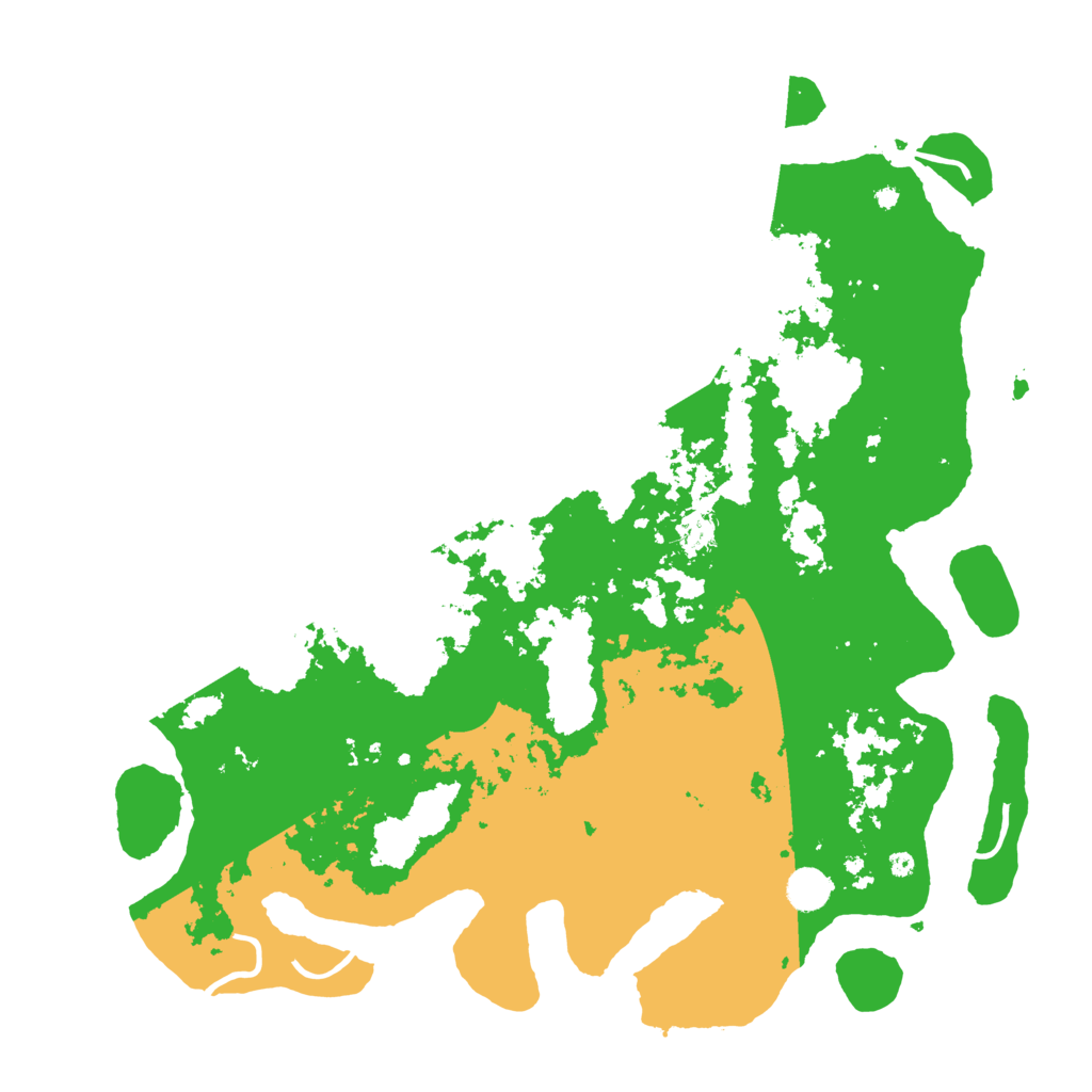 Biome Rust Map: Procedural Map, Size: 4500, Seed: 581267849