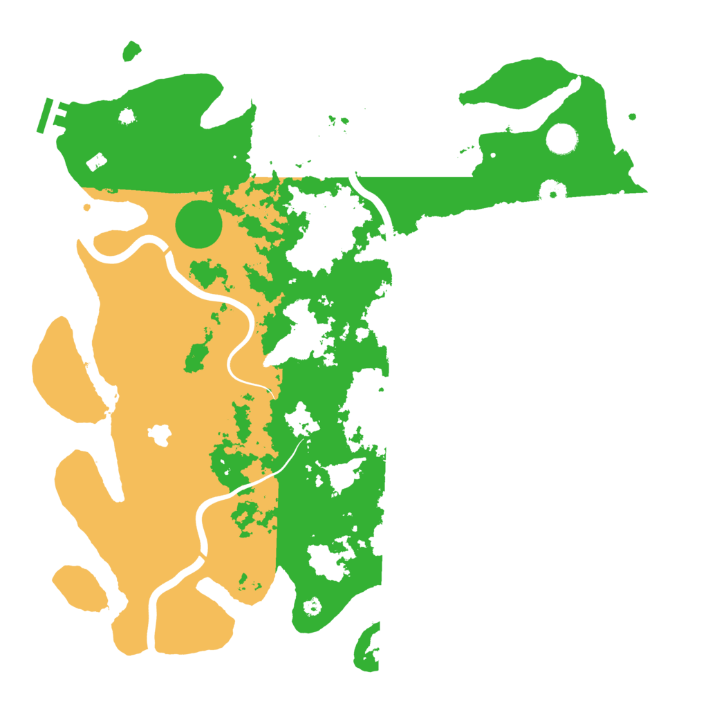 Biome Rust Map: Procedural Map, Size: 4000, Seed: 288098