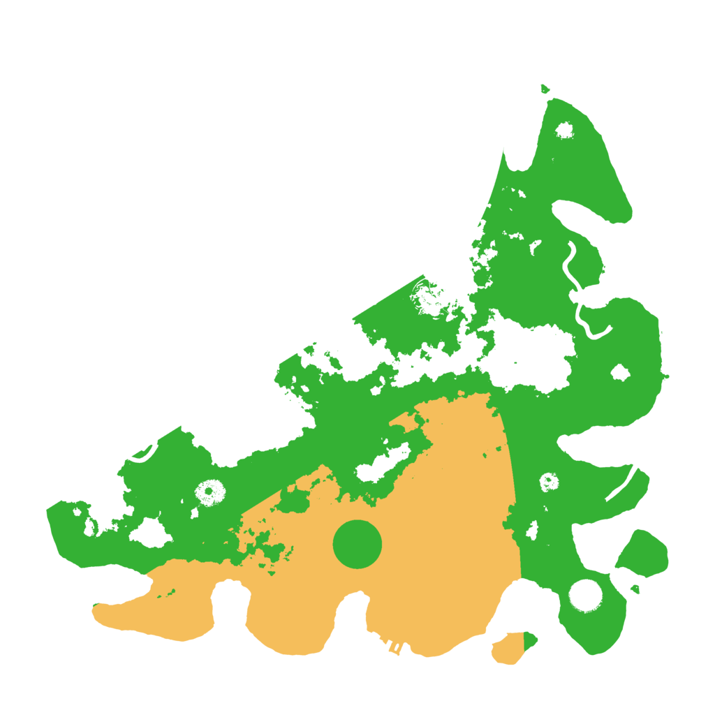 Biome Rust Map: Procedural Map, Size: 3850, Seed: 1190180551