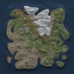 Thumbnail Rust Map: Procedural Map, Size: 3500, Seed: 1955547059, 19 Monuments