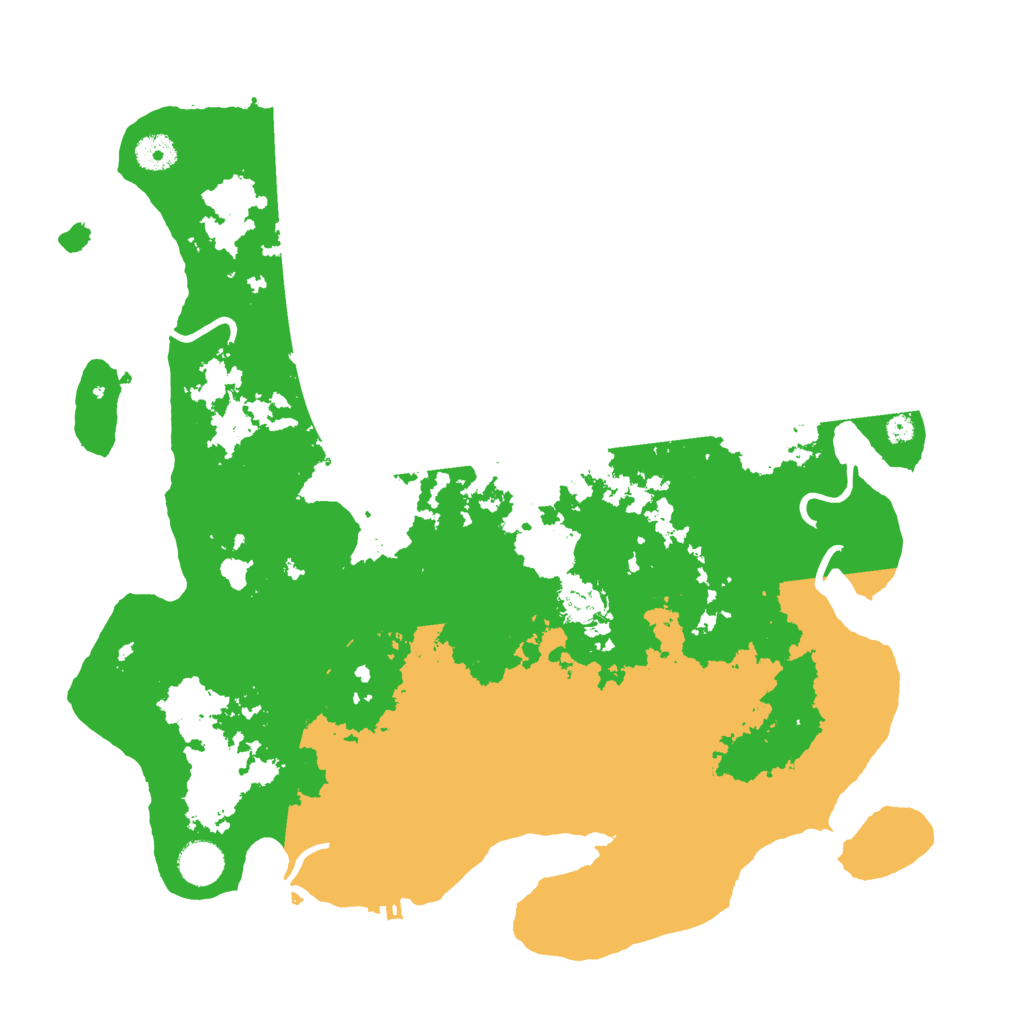 Biome Rust Map: Procedural Map, Size: 4000, Seed: 349342