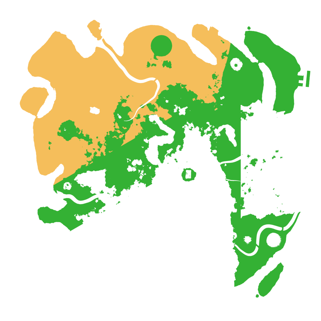 Biome Rust Map: Procedural Map, Size: 4000, Seed: 556931