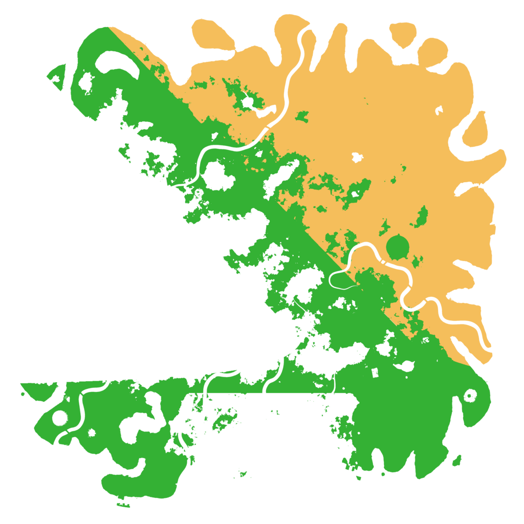 Biome Rust Map: Procedural Map, Size: 6000, Seed: 28091999