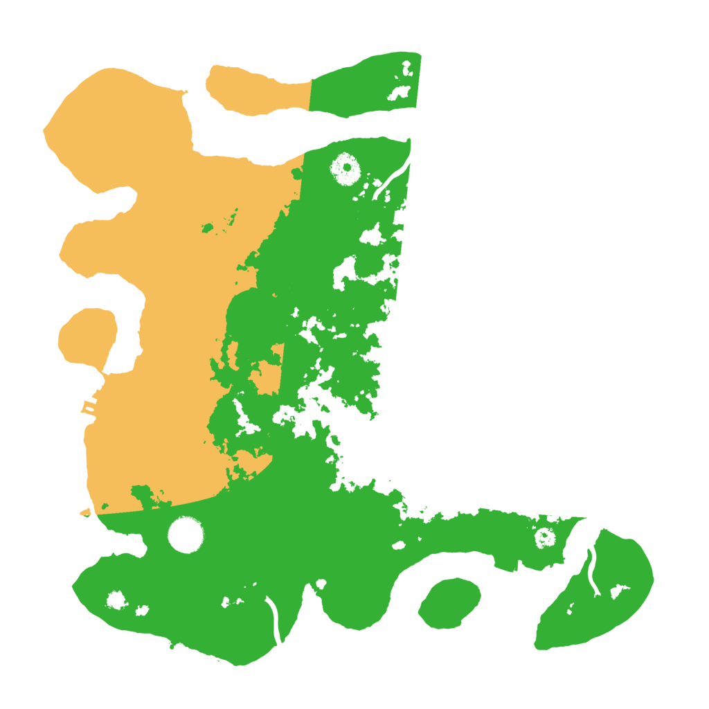 Biome Rust Map: Procedural Map, Size: 3500, Seed: 2124553259