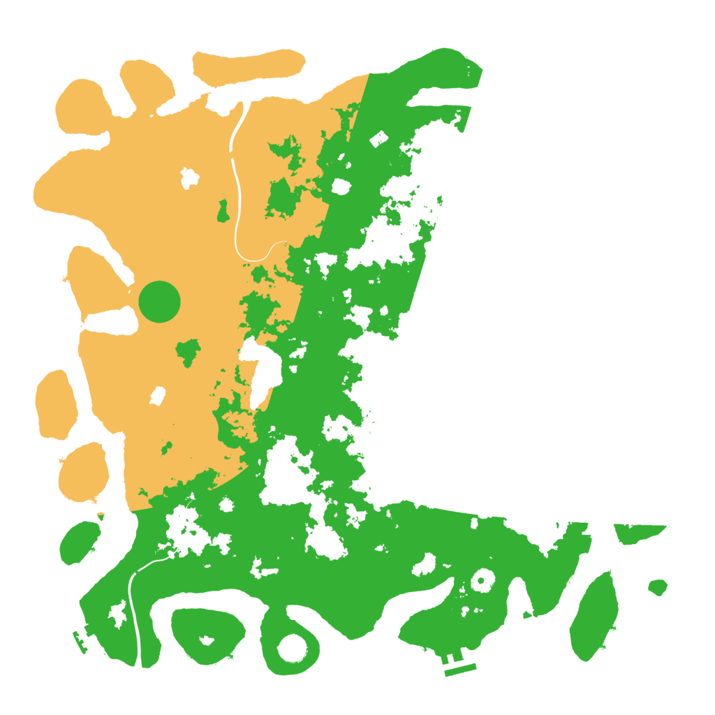 Biome Rust Map: Procedural Map, Size: 4500, Seed: 1994139803