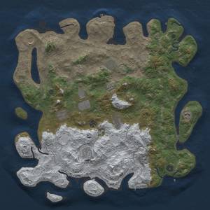 Thumbnail Rust Map: Procedural Map, Size: 4500, Seed: 1382630671, 19 Monuments