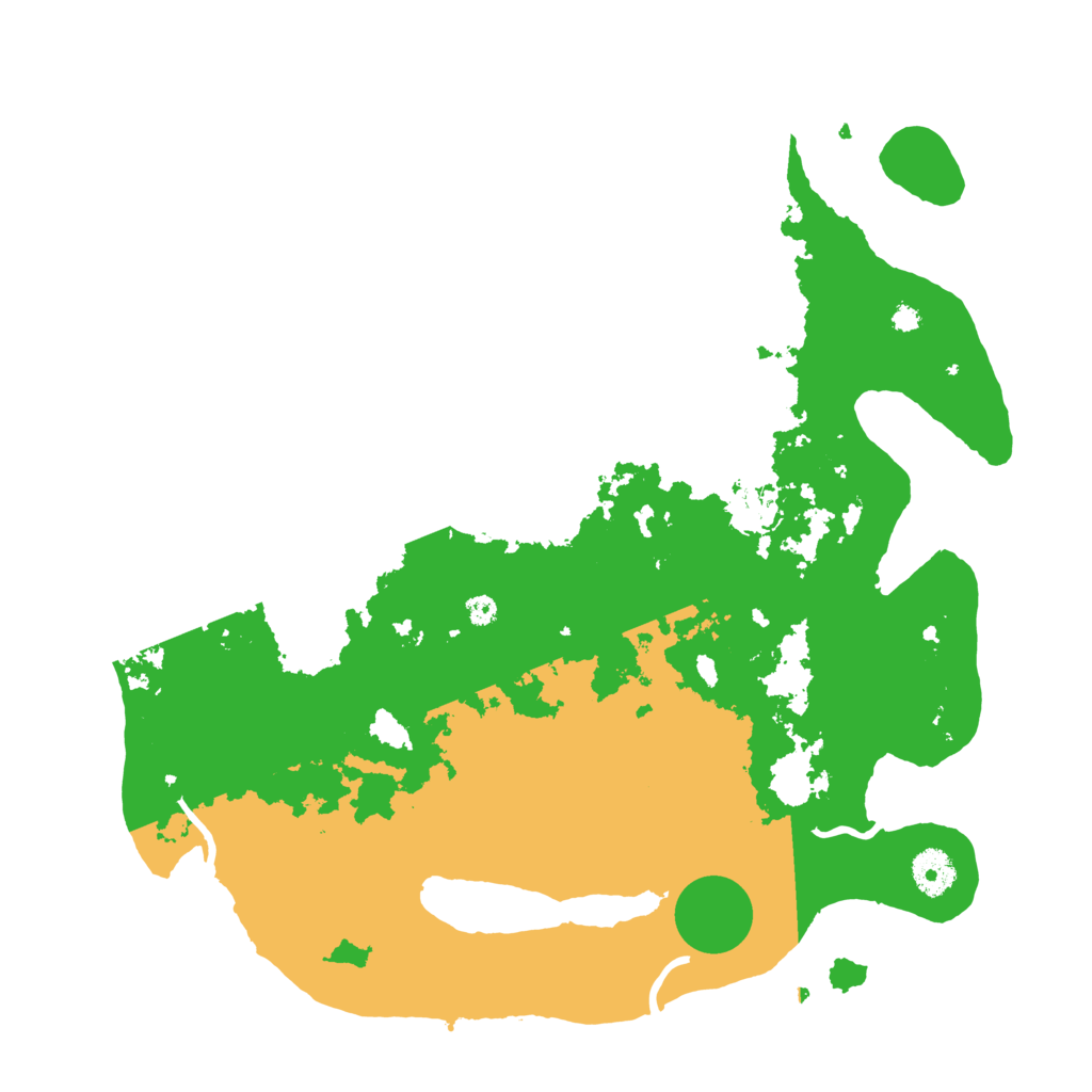 Biome Rust Map: Procedural Map, Size: 3700, Seed: 2103387460