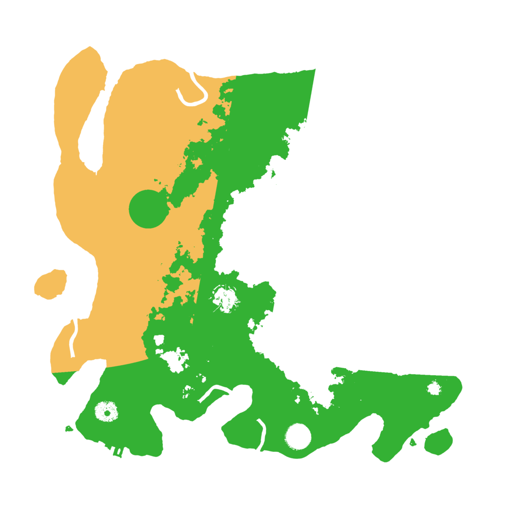 Biome Rust Map: Procedural Map, Size: 3500, Seed: 1623172