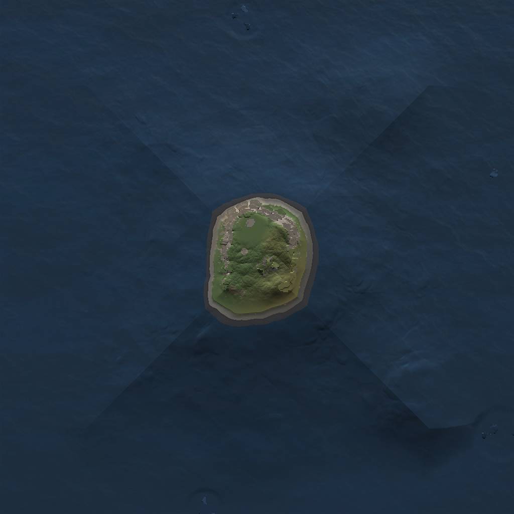 Rust Map: Procedural Map, Size: 1000, Seed: 59, 3 Monuments