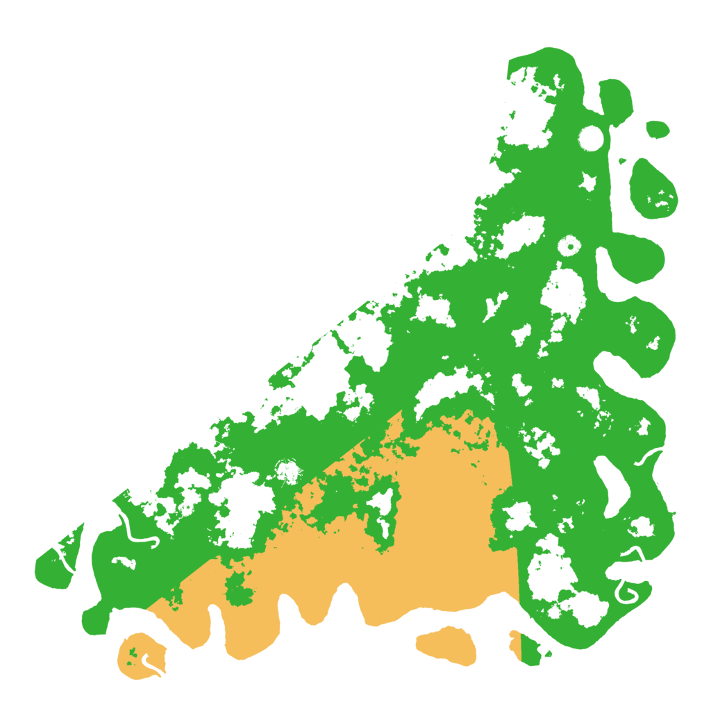 Biome Rust Map: Procedural Map, Size: 5000, Seed: 16666