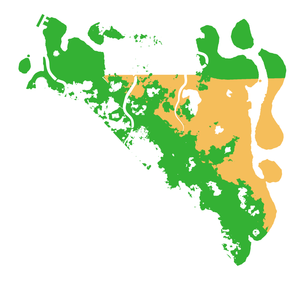 Biome Rust Map: Procedural Map, Size: 4500, Seed: 1330241597