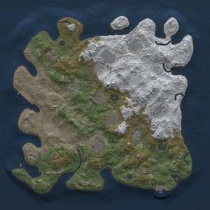 Thumbnail Rust Map: Procedural Map, Size: 3850, Seed: 215984922, 20 Monuments