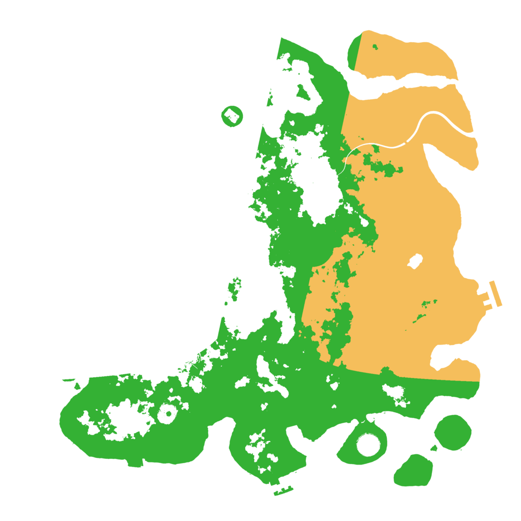Biome Rust Map: Procedural Map, Size: 4000, Seed: 1227564722