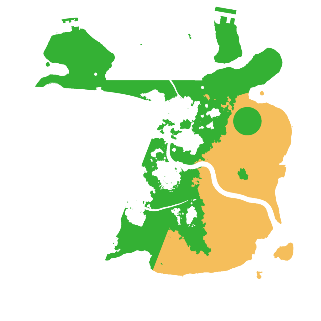 Biome Rust Map: Procedural Map, Size: 3000, Seed: 1665328760