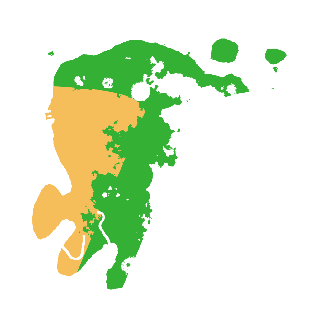 Biome Rust Map: Procedural Map, Size: 3000, Seed: 14030