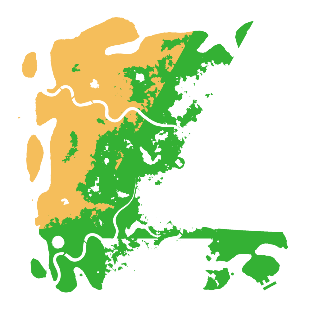 Biome Rust Map: Procedural Map, Size: 4500, Seed: 1815026590