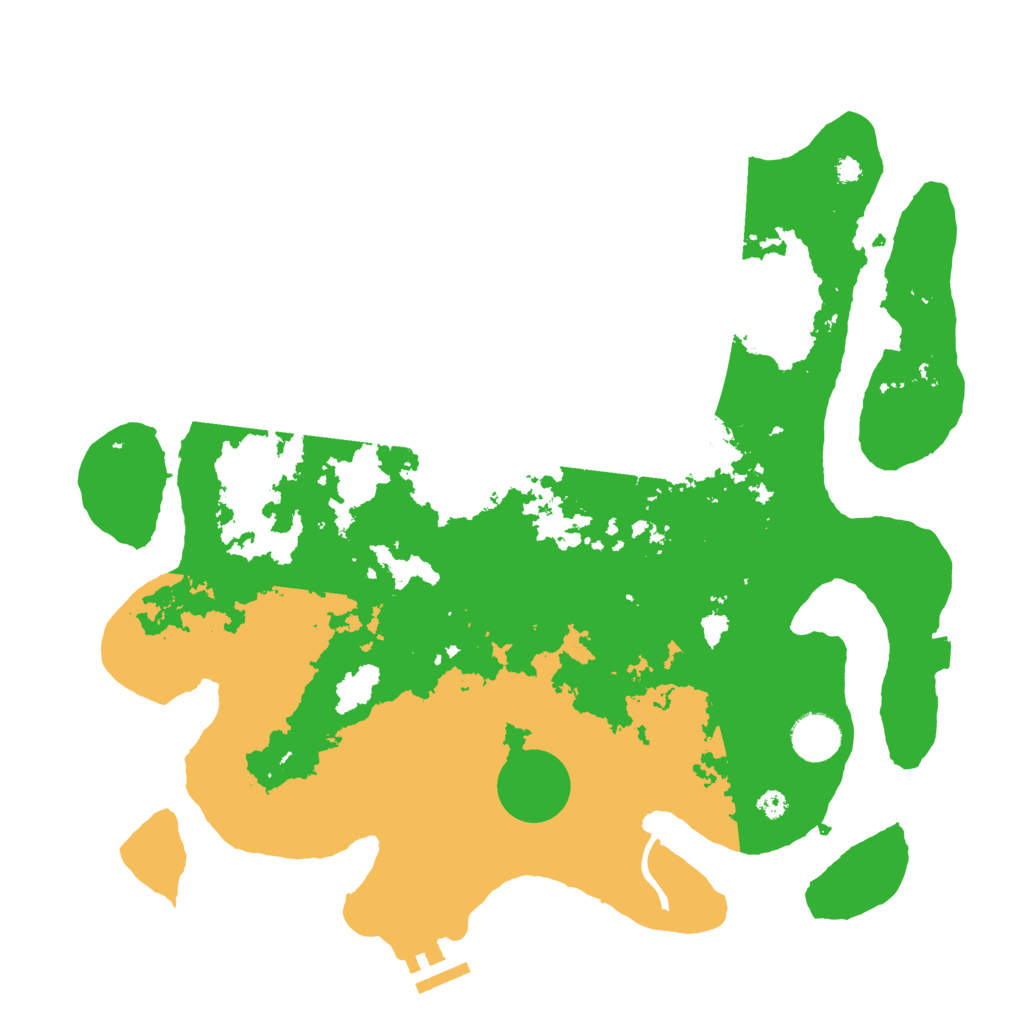 Biome Rust Map: Procedural Map, Size: 3700, Seed: 703936250