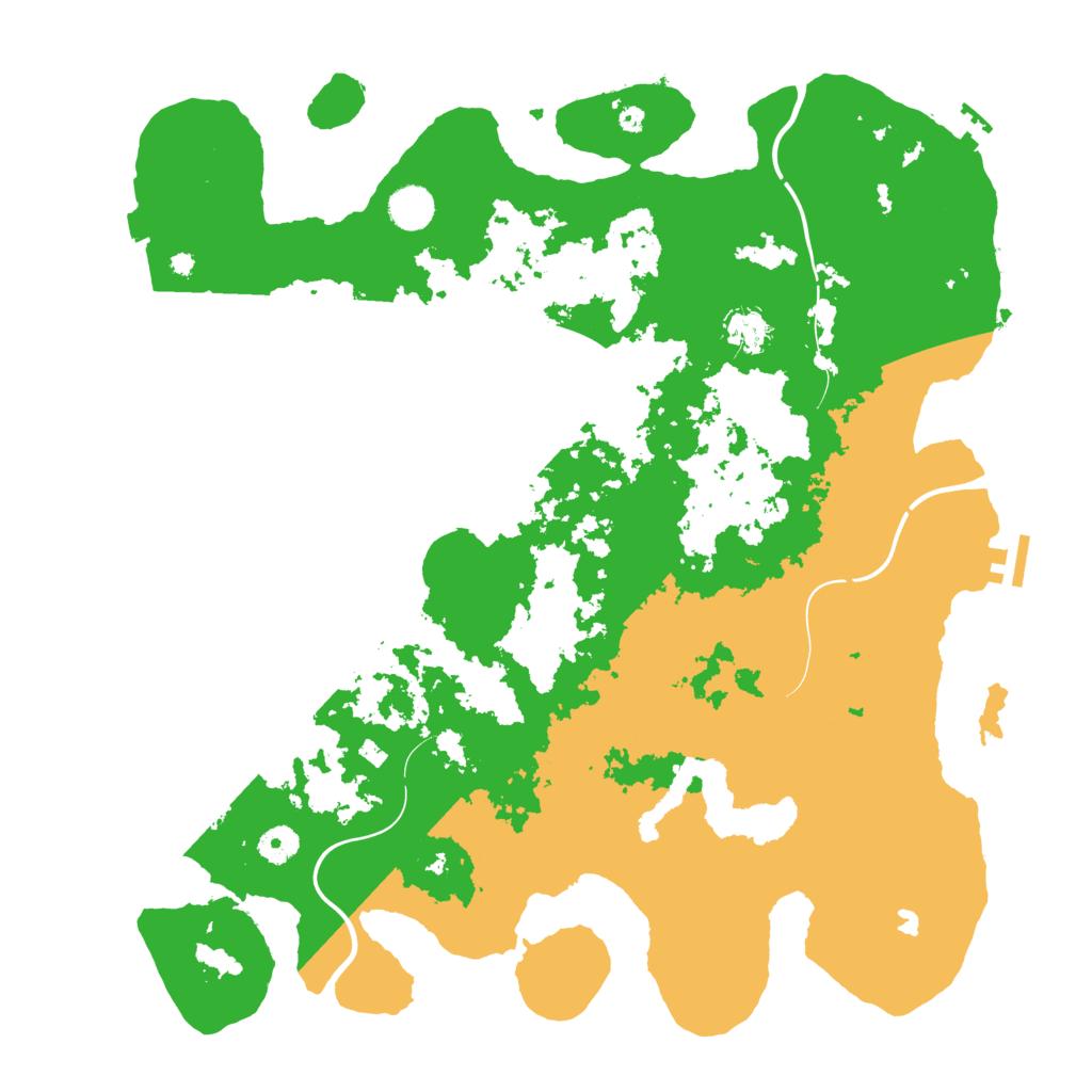 Biome Rust Map: Procedural Map, Size: 4250, Seed: 4253425